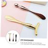 LIFKOME Eye Massage Sticks, 3-Piece Zinc Alloy Set, Random Color view 3