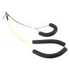 TOPINCN Adjustable Dog Grooming Restraint Leash with Stainless Steel Cable and Foam-Padded Collar, for Small and Medium Breeds, Yellow + Green view 2