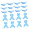 Silicone Eyelash Pads for Lash Extensions, 10 Pairs, Blue view 1