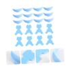 Silicone Eyelash Pads for Lash Extensions, 10 Pairs, Blue view 2