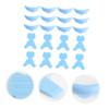 Silicone Eyelash Pads for Lash Extensions, 10 Pairs, Blue view 3