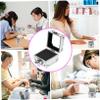 Aluminum Nail Drill Bit Holder, Silver Manicure Storage Box view 3
