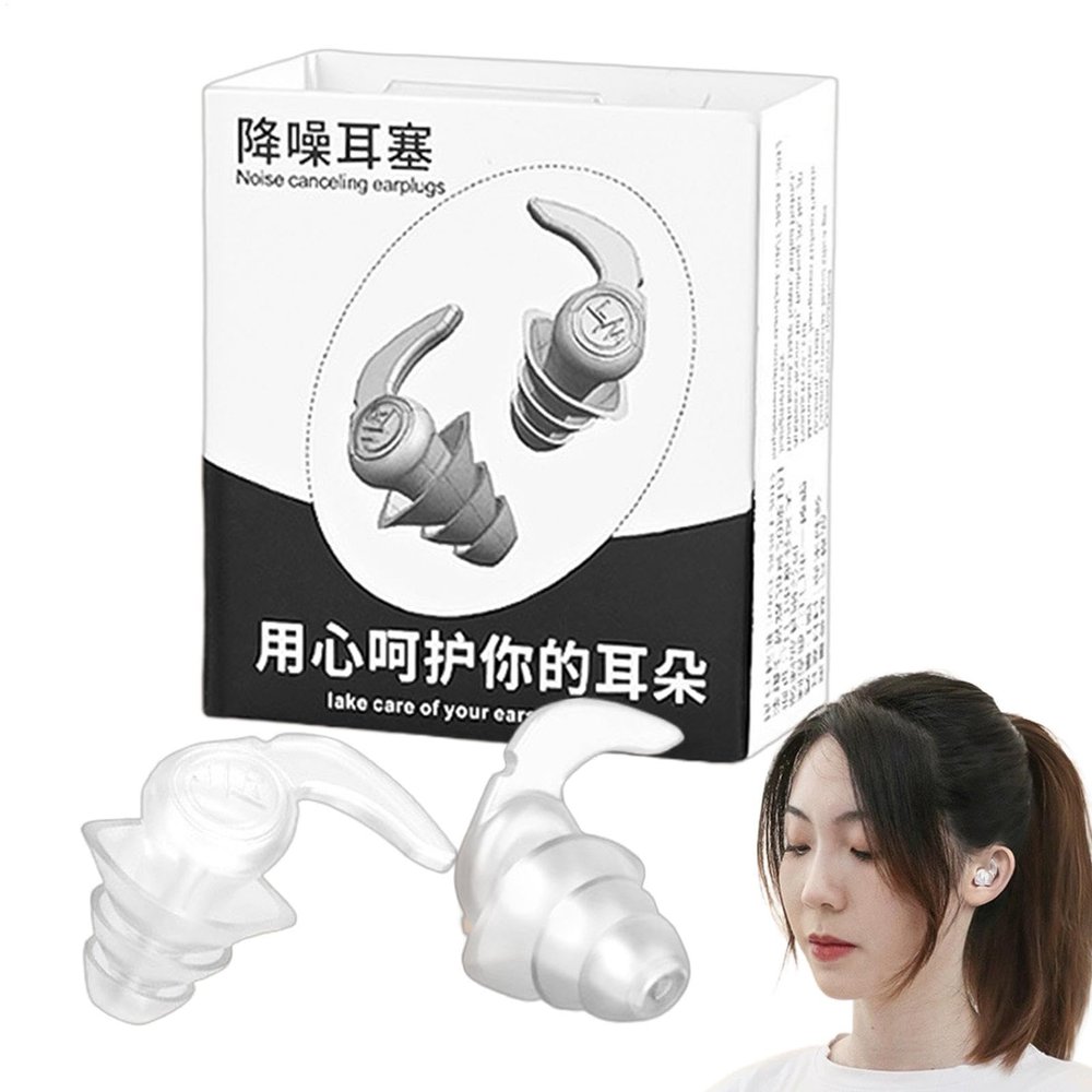 Noise-Reducing Reusable Soundproof Earplugs
