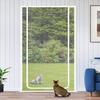 DTREEL Cat Screen Door for Balcony, 110 x 220 cm, Thickened Scratch-Resistant Mesh Door with Zipper for Cats and Dogs (100 x 200 cm) view 1