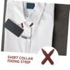 VALICLUD Wood-Look Collar Stays for Men's Dress Shirts, 60 mm, 2-Pack view 4