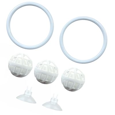 Floating Exercise Rings for Aquariums to Promote Natural Territorial Behavior