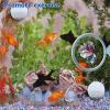 Floating Exercise Rings for Aquariums to Promote Natural Territorial Behavior view 3