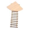 Yardwe Wooden Hamster Platform with Ladder for Small Animals view 1
