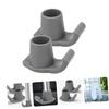 Sosoport 2 Sets Non-Slip Walker Ski Glides, Gray, 4 Pieces view 2