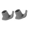 Sosoport 2 Sets Non-Slip Walker Ski Glides, Gray, 4 Pieces view 4