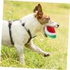 GANAZONO 4-Piece Watermelon-Shaped Plush Squeaky Toys for Dogs view 3