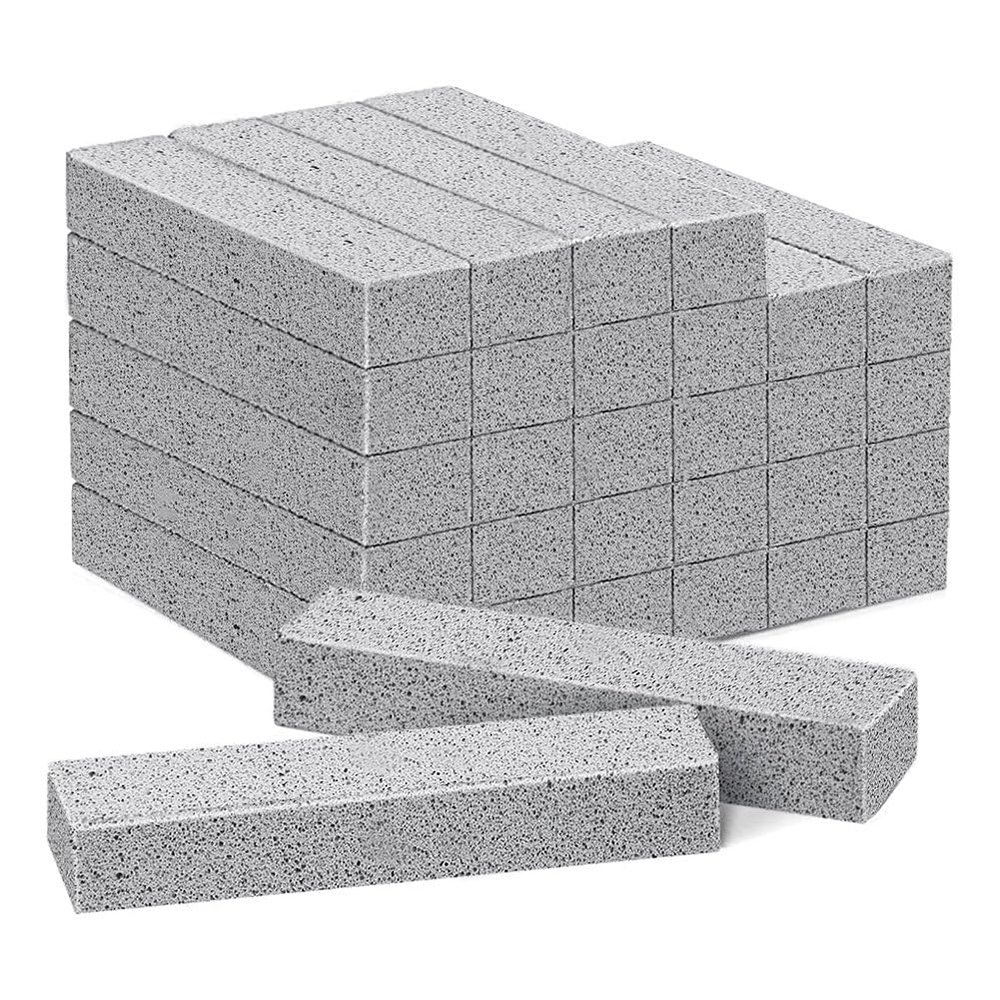 Qerwsdty 30-Pack Pumice Stones for Toilet Cleaning, Bathtubs, and Swimming Pools