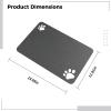 Diatomaceous Earth Feeding Mat for Pets, Water-Absorbent, Washable, 30.5 x 50.8 cm view 4