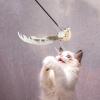 Cat Bird Toy with Bells and Feathers view 2