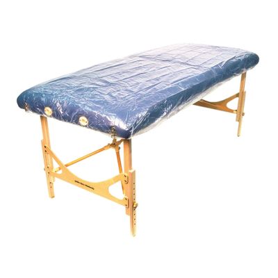 OZLCUA 100-Piece Disposable Plastic Massage Table Covers