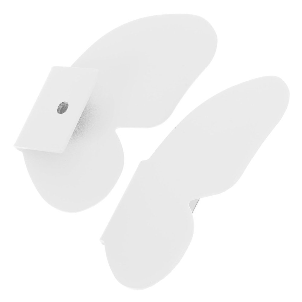 Gatuida Butterfly Handles, White, 1 Pair, Iron, for Cabinets and Drawers