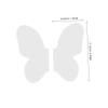 Gatuida Butterfly Handles, White, 1 Pair, Iron, for Cabinets and Drawers view 2