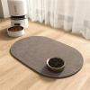 Hixingo Pet Feeding Mat for Dogs and Cats - Brown, 30x40cm view 1