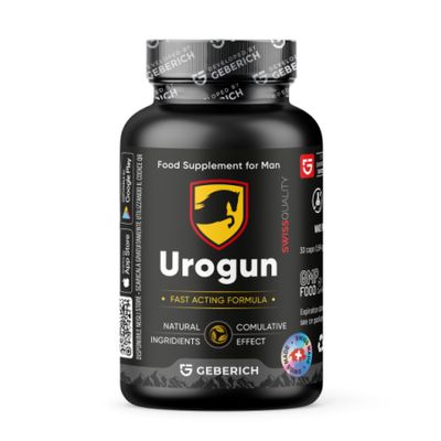 UROGUN Capsules with Maca, Saw Palmetto & L-Arginine, 30 Capsules