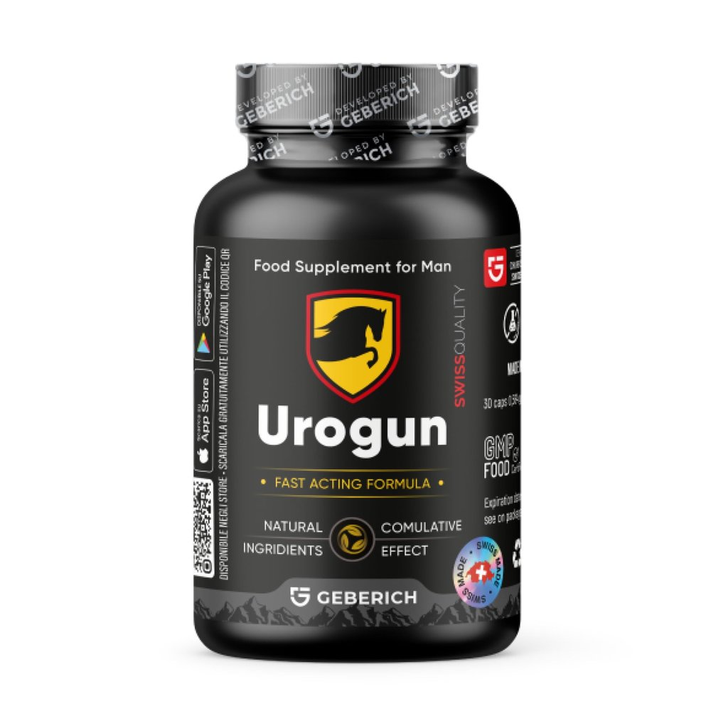 UROGUN Capsules with Maca, Saw Palmetto & L-Arginine, 30 Capsules