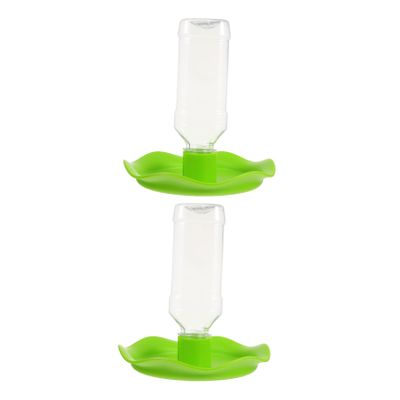 VANZACK 2-Piece Reptile Water Dish Set with Bottle for Turtles and Lizards