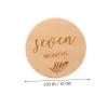 12 Double-Sided Wooden Monthly Milestone Cards view 2