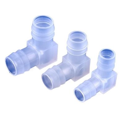 BCOMFY 5–200-Pack 4–20 mm PP Elbow Fittings for Aquariums, Air Pumps, Irrigation and Medical Hoses (4 x 4 mm, 200 Pieces)