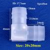 BCOMFY 5–200-Pack 4–20 mm PP Elbow Fittings for Aquariums, Air Pumps, Irrigation and Medical Hoses (4 x 4 mm, 200 Pieces) view 4