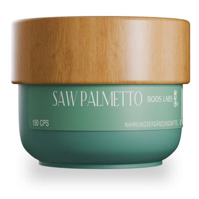 Saw Palmetto 500 mg, 150 Vegan Capsules, High-Dose