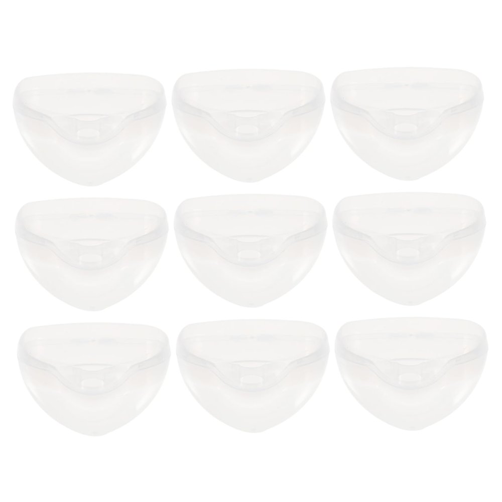 10-Pack Portable PP Pacifier Storage Boxes for Newborns
