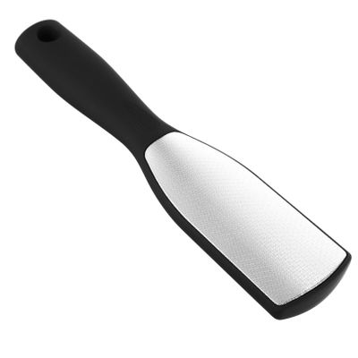 Stainless Steel Foot Rasp for Pedicure, Black, Ergonomic