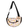 Pet Carrier Backpack, Lightweight Breathable Sling, Adjustable Mesh Travel Bag, 47 x 29 x 14 cm, Beige Yellow view 1