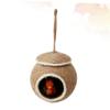 PERSELOSO Braided Rope Ball-Shaped Parrot Sleeping Nest view 3