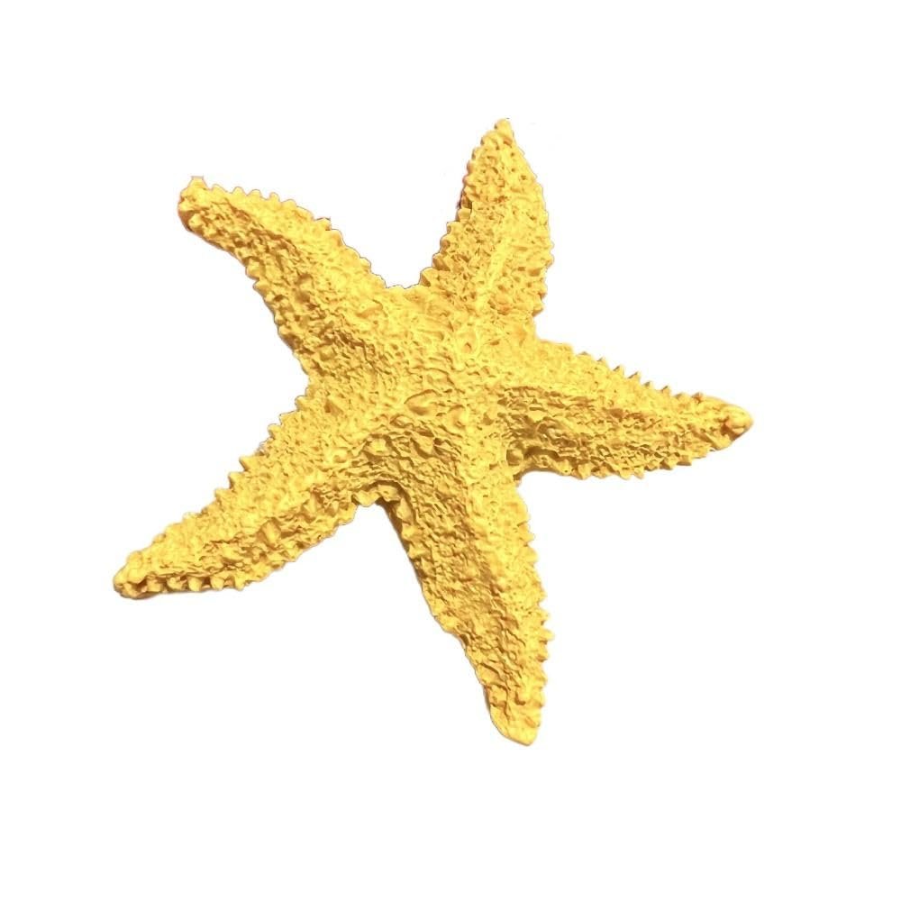 Resin Starfish Ornament, Yellow