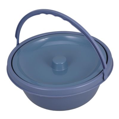 UTHCLO Portable Plastic Bedpan with Smooth, Rounded Design for Adults and Pregnant Women