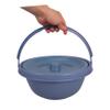 UTHCLO Portable Plastic Bedpan with Smooth, Rounded Design for Adults and Pregnant Women view 3