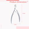 Professional Russian-Style Cuticle Nipper, 5 mm view 2