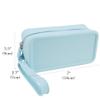 Linkidea Silicone Epilator Travel Case, Protective Storage for Bikini Trimmers, Compatible with Braun Silk-épil 9 & 7, Blue, Case Only view 2