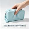 Linkidea Silicone Epilator Travel Case, Protective Storage for Bikini Trimmers, Compatible with Braun Silk-épil 9 & 7, Blue, Case Only view 4