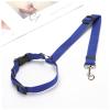 Adjustable Pet Car Safety Belt Leash, Blue view 1