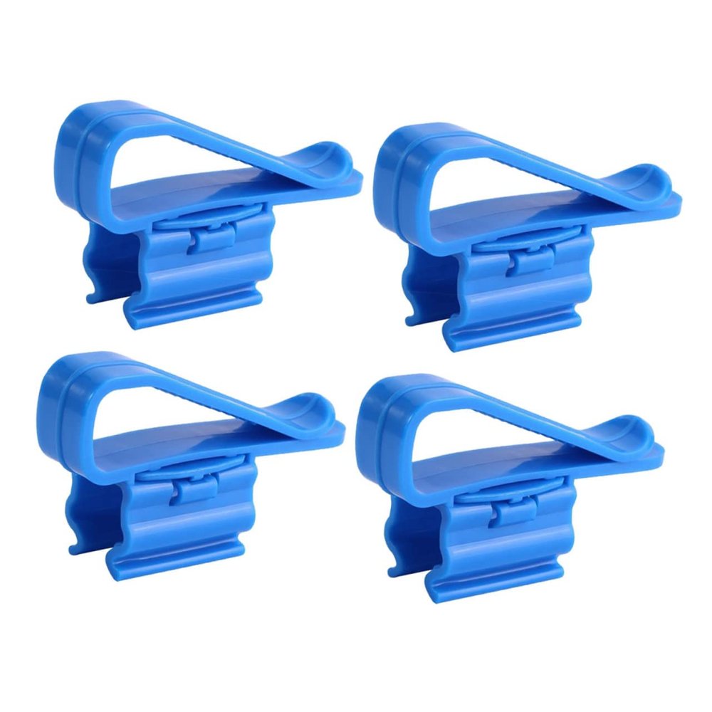Aquarium Water Tube Holder with Stabilization, 4-Piece Plastic Set