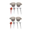 Beavorty 2-Piece Hair Dye Bowls with Highlighting Brushes, Black, 2 Sets view 1