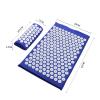 SHUAICJ Massage Cushion, 62 × 38 cm, Acupressure Massage Mat and Pillow, Blue view 3