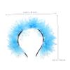 Mesh Rhinestone Headband with High Crown view 2