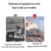 Durable Indoor Dog Crate with Pull-Out Tray and Wheels view 3