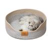 Cotton Rope Cat Bed for Indoor Cats & Small Dogs view 1
