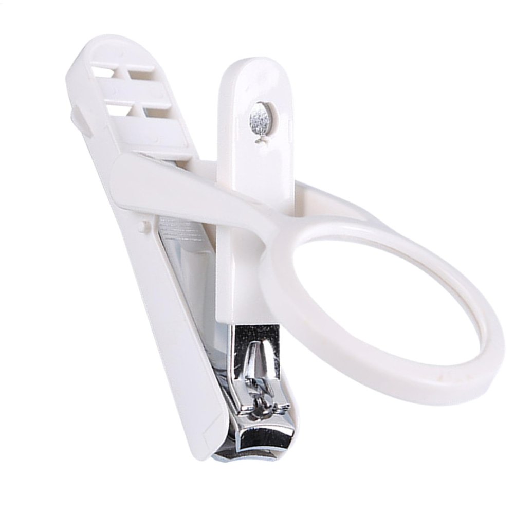 Nail Clippers with 2× Magnifying Glass for Seniors and Children