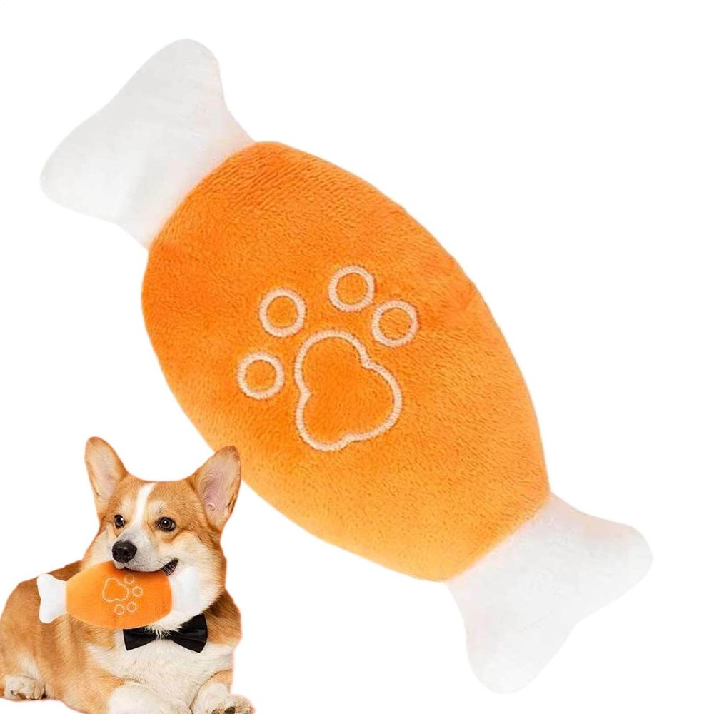 Generic Plush Cartoon Dog Chew Toy for Pets