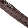 Dickly 2pcs English Stirrups 1.25m Length with Stainless Steel Buckles, Dark Brown view 2