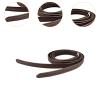 Dickly 2pcs English Stirrups 1.25m Length with Stainless Steel Buckles, Dark Brown view 4